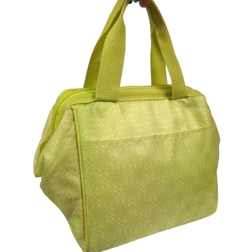 Tastefully Simple Small Travel‎ Cooler Lunch Box Lime Green